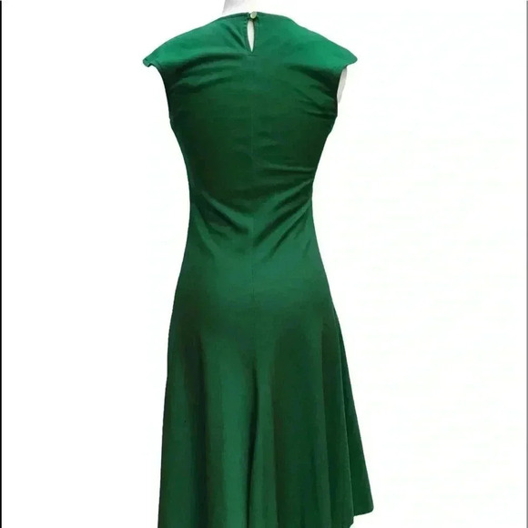 Vintage Foxy Lady 70s Disco queen green dress-L - Picture 3 of 11